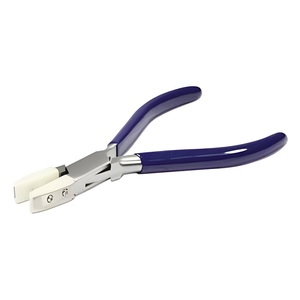 Alicates de mandíbula de nailon doble, alicates de resorte de 5 1/2 pulgadas, viene con repuestos de mandíbula de nailon de repuesto gratis, fabricación de joyas DIY - Product Image 1