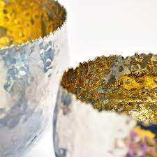 Bol en aluminium argenté de qualité supérieure avec détails floraux décoratifs pour événements spéciaux - Product Image 5