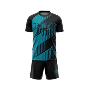 Uniforme de Fútbol Personalizado con Impresión por Transferencia de Calor, Camiseta de Fútbol, Traje de Fútbol Completo, Secado Rápido, Transpirable, Impermeable, Profesional para Equipos - Product Image 1