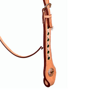 ชุดขี่ม้าแบบตะวันตกออกแบบโลโก้ได้ตามต้องการชุดฝึกแบบปรับได้ชุดบังเหียนม้าทำจากหนังแท้ - Product Image 6