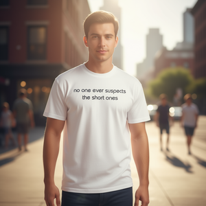 Camiseta Corta Retro Vintage, Sin Estampado, para Artículos Promocionales - Product Image 3