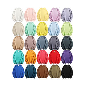 Sudadera de algodón pesado para hombre 400G 100% algodón de alta calidad francés Terry Drop Shoulder para hombre Sudadera con cuello redondo sudaderas con capucha - Product Image 2