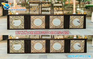 Comptoir de nourriture en acier inoxydable, comptoir de nourriture coloré, à affichage Led, pour décor, pour mariage, punk jabs - Product Image 4