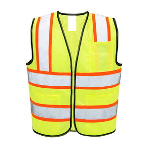 Chaleco Reflectante de Seguridad para Hombre, Informal, Multibolsillos, Impermeable, Cortavientos, de Secado Rápido, Transpirable, Ropa de Trabajo - Product Image 2