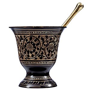Offre Spéciale en laiton doré poli naturel ustensiles de cuisine pour la maison mortier et pilon ensemble protecteur au meilleur prix - Product Image 3