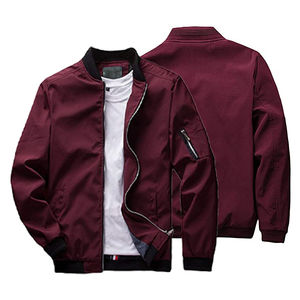 OEM venta al por mayor personalizado hombres chaqueta de nailon Slim Fit ligero a prueba de viento vuelo prendas de vestir militi color diseño bombardero chaquetas - Product Image 6