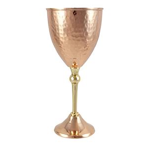 Copa de vino real de latón macizo moderna elegante, copa de vino hecha a mano, copa de vino grabada de latón Vintage - Product Image 2