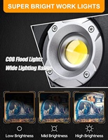 Luz LED de trabajo multiusos recargable