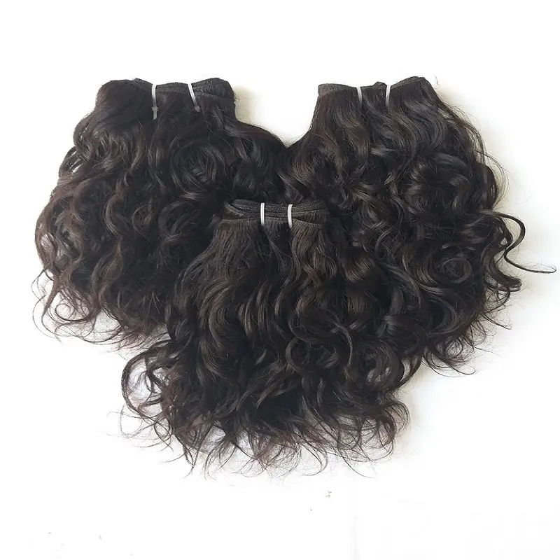 Curly remy human hair extensions / South Indian Hair