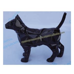 Sculpture Feng Shui de chien en métal fabriqué à la main élégante pièce maîtresse décorative pour le bureau de salon et le but de cadeau - Product Image 3