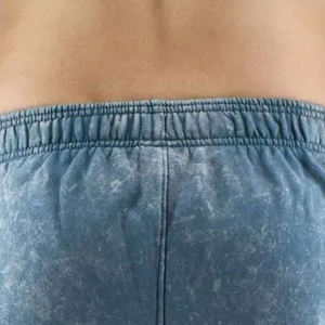 Pantalones cortos de lavado ácido de calidad premium para hombres, pantalones cortos transpirables con cintura con cordón de peso pesado de último diseño para hombres - Product Image 6