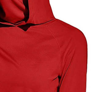 Vente en gros de sweats à capuche masqués légers pour femmes Streetwear dernier style de sweats à capuche en polyester solide pour femmes - Product Image 6