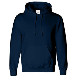 Sweat à capuche en molleton de coton 100% de couleur unie de luxe Streetwear Sweat à capuche surdimensionné et lourd à épaules tombantes - Product Image 1