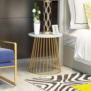 Table basse moderne en acier doré, vente en gros d'ustensiles de cuisine bureau maison restaurant salon jardin décoration fabriquée en inde 2023 - Product Image 5