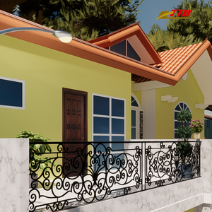 Fer de balustrade de balcon artistique avec finition enduite de poudre fabriqué au Vietnam par la principale fabrication du Vietnam - Product Image 1