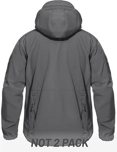 เสื้อแจ็คเก็ตซอฟต์เชลล์คุณภาพสูง OEM ปี 2024 สำหรับผู้ชาย ระบายอากาศ กันลม มีปกตั้ง ซิปแบบกำหนดเอง อุปกรณ์กลางแจ้งสำหรับฤดูหนาว - Product Image 6