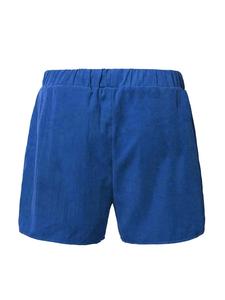 Pantalones cortos deportivos de secado rápido para hombre de alta calidad, tela transpirable de tejido sólido de India, Bermudas elásticas informales de cintura media - Product Image 3