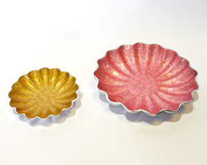 Vantage Modern Fancy Luxury Premium Aluminium Casting Enamel Fruit Srver Dish Premium Unique Style Vintage Classic Look Boat Dish - Product Image 5