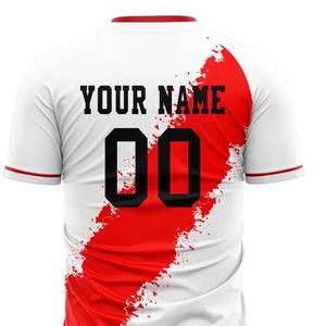 Nom de l'équipe Impression par sublimation complète Vêtements de sport pour adultes Vêtements de football 100% Polyester Spandex Chemises de maillot de football de qualité supérieure - Product Image 2