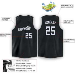 เสื้อบาสเก็ตบอลแบบ100% สำหรับผู้ใหญ่เสื้อบาสเก็ตบอลผ้าโพลีเอสเตอร์ระบายอากาศได้ดีพิมพ์ลายดิจิตอล160G สไตล์สุดยอด - Product Image 2