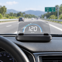 Layar HUD GPS Pintar untuk Kaca Depan Mobil dengan Speedometer Digital