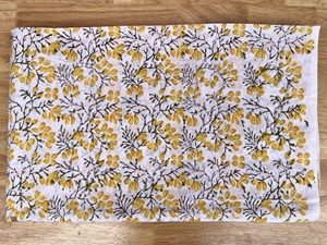 Indian 100% Natural Pure Cotton Knitted Fabric Lightweight Floral Screen Flower Print for Men's Clothing Best <b>Suits</b> Dresses - Product Image 4