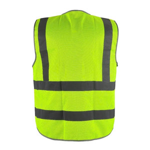 Gilet de sécurité réfléchissant avancé à grande poche, respirant en maille pour l'été, vêtement de circulation réfléchissant, impression de logo personnalisée - Product Image 2