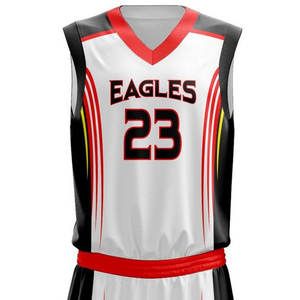 Uniforme de basket-ball de conception personnalisée uniformes de basket-ball en polyester 100% à séchage rapide de bonne qualité à vendre - Product Image 4