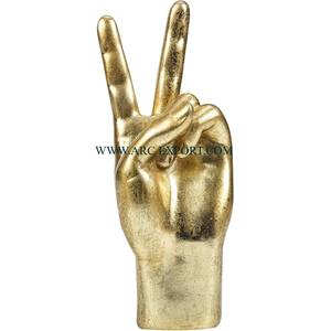 Escultura de Arte de Metal redondo de diseño Floral estatua de escritorio de oficina de mesa creativa con Base de mármol suministros para manualidades - Product Image 6