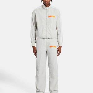 Conjunto Deportivo de 2 Piezas para Hombre, Sudadera con Capucha, Felpa Ligera 100% Algodón, Logotipo Personalizado Impreso OEM de Alta Calidad - Product Image 4