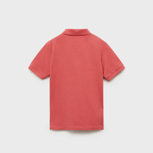 Polos de logo personnalisé de haute qualité t-shirt pull été vêtements décontractés pour garçons à manches courtes couleur unie tricot vierge polos d'été - Product Image 2