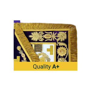 Tablier maçonnique maître maçon passé avec broderie d'or Tablier maçonnique maître de conception personnalisée - Product Image 2