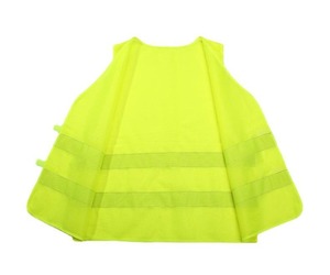 Chaleco de seguridad de poliéster de alta visibilidad de clase 2 personalizado, chalecos de trabajo de construcción reflectantes de malla transpirable - Product Image 6