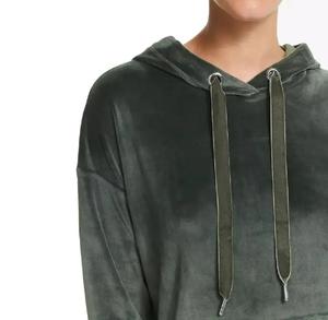 <b>Velvet</b> <b>Tracksuit</b> Streetwear Professional Clothing Thick 2Piece Set Design PlainTracksuit Hot Selling Long Sleeve Comfort Stylish - Product Image 2