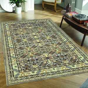 Tapis imprimé au design vintage - Doux, coloré, d'inspiration orientale, turc, tapis gobelin - Product Image 2