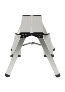 Scala domestica in alluminio, 2 gradini, 43 cm (Wood 10047) - Product Image 2