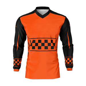 Maillot de motocross à manches longues en polyester 100% à séchage rapide personnalisable vêtements de motocross grande taille par sublimation - Product Image 6