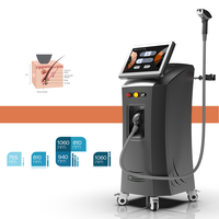 Nouveauté 2024, machine d'épilation au laser diode 1200W 808nm avec 3 longueurs d'onde, écran tactile 15'', pour usage commercial