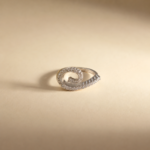 18K Gold Plated Adjustable <b>Silver</b> Spiral <b>Ring</b> for Kids - Product Image 3