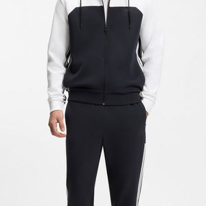 Ensemble de survêtement en molleton doux pour homme, haut à manches longues et pantalon assorti, pour un style décontracté et tendance, coupe confortable, style décontracté, 2026 - Product Image 5