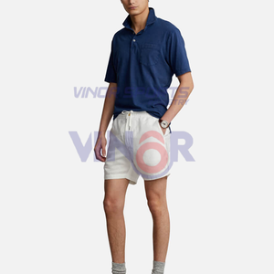 Bermuda d'été 100% coton décontracté unisexe à séchage rapide respirant unisexe à poches mi-taille personnalisé pour hommes - Product Image 5