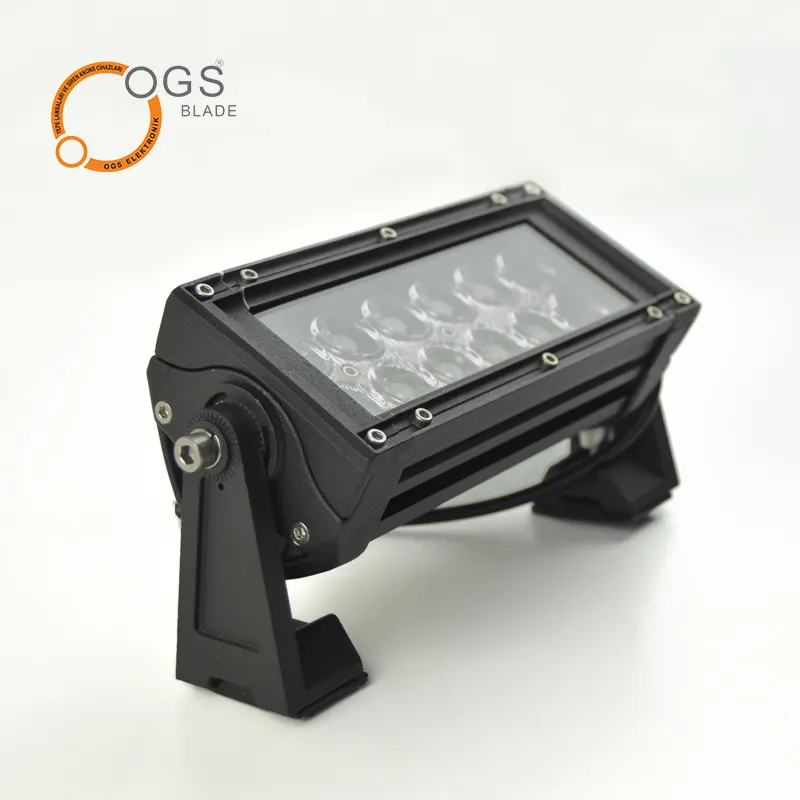 Lampu Sorot Led Lurus Grille untuk Kendaraan Darurat Penegak Hukum Offroad Lampu Truk Pemadam Kebakaran Proyektor Led 3W