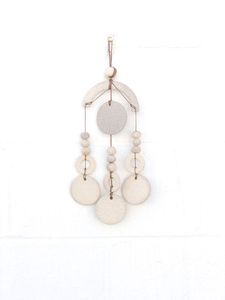 Moderno negro blanco y gris cuenta colgante de pared minimalista bohemio diseño elegante decoración del hogar para oficina y dormitorio - Product Image 6