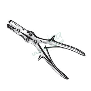 Rongeur de Hueso Beyer de Alta Calidad, Curvo, Acabado Dall, Doble Resorte, Acero Inoxidable Alemán - Product Image 1