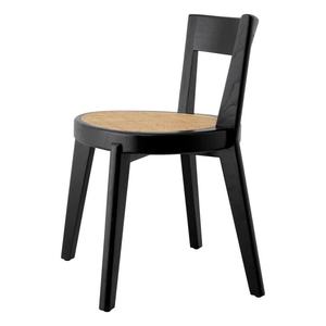 Chaise de salle à manger en bois de teck massif de haute qualité avec siège en rotin tissé Design moderne pour une utilisation intérieure et extérieure - Product Image 3