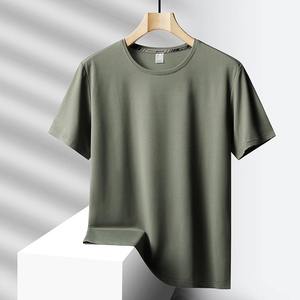 2024 été décontracté Sport T-Shirt pour hommes séchage rapide haut de gymnastique col rond manches courtes disponible noir vert surdimensionné tailles 6XL imprimé - Product Image 5