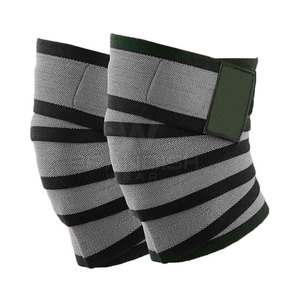 Latest Design <b>Top</b> Selling Low MOQ OEM Service Knee Wrap New Gym Fitness Arrival Weight Lifting <b>Neoprene</b> Knee Wrap - Product Image 1