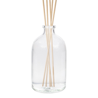 Diffuseur d'aromathérapie artisanal moderne de luxe 100 ml, parfum personnalisé, logo, cylindre en verre sans BPA, durée de vie 1 mois, fabriqué en France, pour la maison