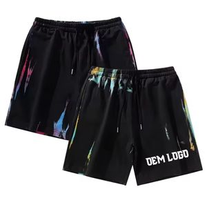 Custom Sports Fleece Shorts Hombres 5 pulgadas 100% algodón Suelto Casual Streetwear Patrón Bolsillos XS - Product Image 3