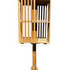 Étagère à livres en bois traditionnelle, étagère à livres vintage, élégance artisanale, salon, décoration à assortir - MOQ 1 conteneur uniquement - Product Image 6